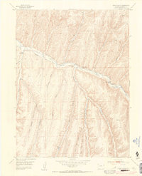 Jessup Gulch 1952 topographic map thumbnail