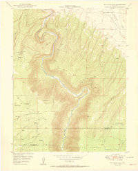 Joe Davis Hill 1950 topographic map thumbnail
