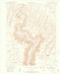 Joe Davis Hill 1949 topographic map thumbnail