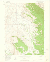 Johnny Moore Mountain 1956 topographic map thumbnail