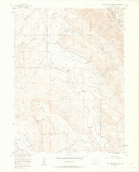 Johnny Moore Mountain 1956 topographic map thumbnail