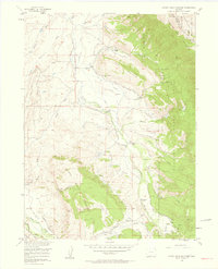 Johnny Moore Mountain 1956 topographic map thumbnail