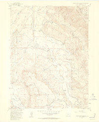 Johnny Moore Mountain 1956 topographic map thumbnail