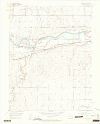 Prowers 1953 topographic map thumbnail