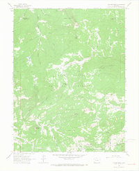 Quaker Mesa 1963 topographic map thumbnail