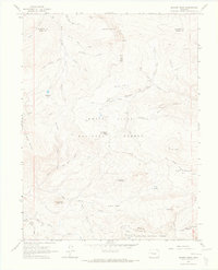 Quaker Mesa 1963 topographic map thumbnail