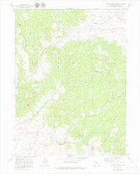 Quaker Mountain 1971 topographic map thumbnail
