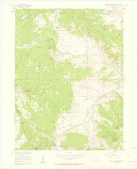 Rabbit Ears Peak 1956 topographic map thumbnail