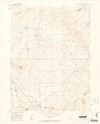 Rabbit Ears Peak 1956 topographic map thumbnail
