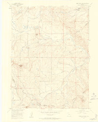 Rabbit Ears Peak 1956 topographic map thumbnail