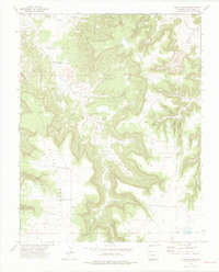 Plum Canyon 1972 topographic map thumbnail