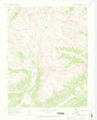 Pole Creek Mountain 1964 topographic map preview