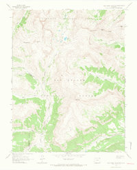 Pole Creek Mountain 1964 topographic map preview