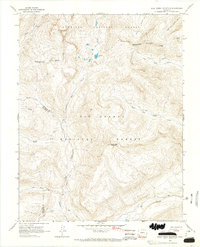 Pole Creek Mountain 1964 topographic map preview