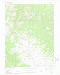 Poncha Pass 1980 topographic map thumbnail