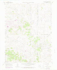 Ponderosa Park 1966 topographic map thumbnail