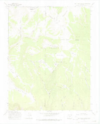 Pool Table Mountain 1967 topographic map preview