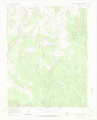 Pool Table Mountain 1967 topographic map thumbnail