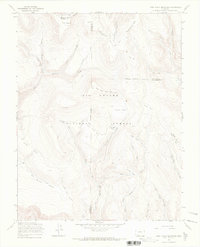 Pool Table Mountain 1967 topographic map preview