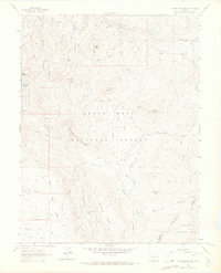 Porter Mountain 1961 topographic map thumbnail