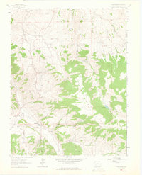 Powderhorn 1962 topographic map thumbnail