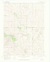 Piney Creek 1966 topographic map thumbnail