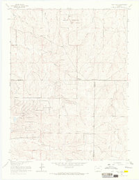 Piney Creek 1966 topographic map thumbnail