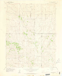 Piney Creek 1957 topographic map thumbnail