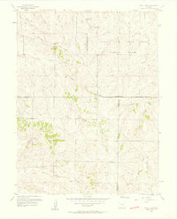 Piney Creek 1957 topographic map thumbnail