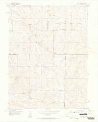 Piney Creek 1957 topographic map thumbnail
