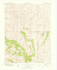 Piney Creek 1940 topographic map thumbnail
