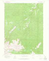 Pingree Park 1962 topographic map thumbnail
