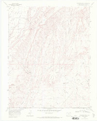 Pinkerton Mesa 1968 topographic map thumbnail