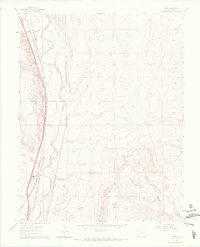 Pinon 1960 topographic map thumbnail
