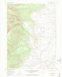 Pitchpine Mountain 1955 topographic map thumbnail