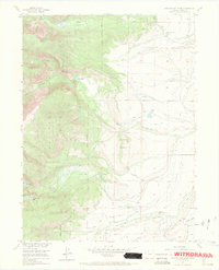 Pitchpine Mountain 1955 topographic map thumbnail