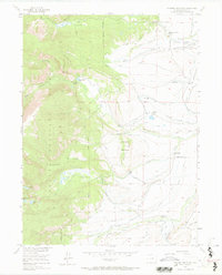 Pitchpine Mountain 1955 topographic map thumbnail