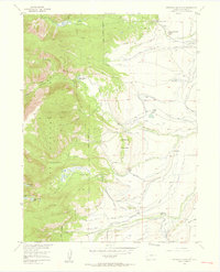 Pitchpine Mountain 1955 topographic map thumbnail