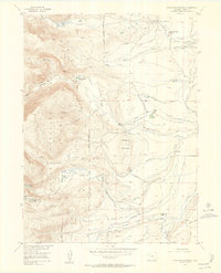 Pitchpine Mountain 1955 topographic map thumbnail