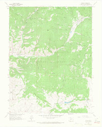 Pitkin 1964 topographic map preview