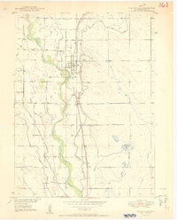 Platteville 1950 topographic map thumbnail