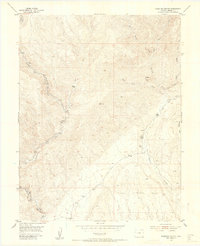 Phantom Canyon 1954 topographic map preview