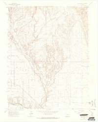 Pierce Gulch 1963 topographic map thumbnail