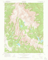 Pikes Peak 1951 topographic map thumbnail