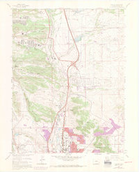 Pikeview 1961 topographic map preview