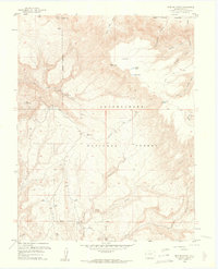 Pine Mountain 1960 topographic map thumbnail