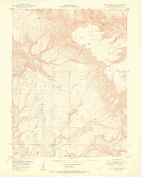 Pine Mountain 1950 topographic map thumbnail