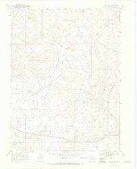 Pine Ridge 1969 topographic map preview
