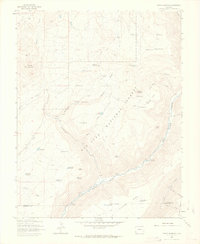 Nipple Mountain 1963 topographic map thumbnail