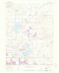 Niwot 1967 topographic map thumbnail
